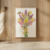 Fresh Petals II by Leslie Trimbach. shown as over sized large wall art. Available as an archival giclee rolled canvas, fine art paper, or poster print. SKU 102804h.