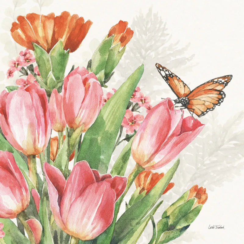 Fresh Petals V by Leslie Trimbach. SKU 102807a. Archival Giclee Fine art print for wall decor.