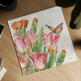 Fresh Petals V by Leslie Trimbach. Shown as a detailed flat fine art print, highlighting archival giclee quality. Available as an archival giclee rolled canvas, fine art paper, or poster print. SKU 102807a.