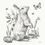 Garden Patch I Sketch by Leslie Trimbach. SKU 90670a. Archival Giclee Fine art print for wall decor.