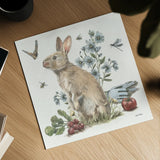 Garden Patch II by Leslie Trimbach. Shown as a detailed flat fine art print, highlighting archival giclee quality. Available as an archival giclee rolled canvas, fine art paper, or poster print. SKU 90661a.