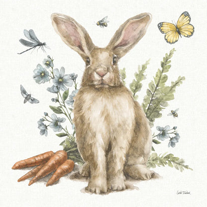 Garden Patch III by Leslie Trimbach. SKU 90662a. Archival Giclee Fine art print for wall decor.