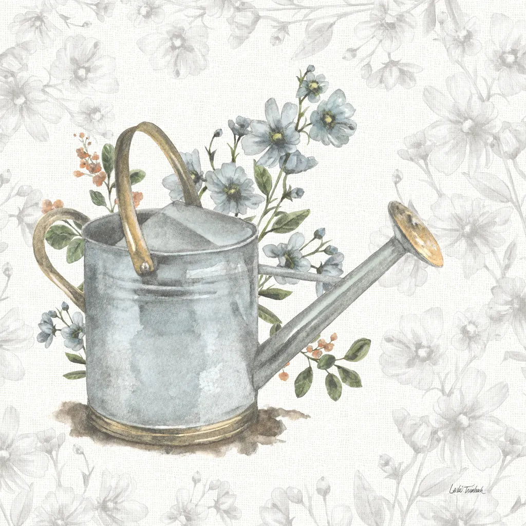 Garden Patch V by Leslie Trimbach. SKU 90664a. Archival Giclee Fine art print for wall decor.