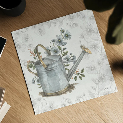 Garden Patch V by Leslie Trimbach. Shown as a detailed flat fine art print, highlighting archival giclee quality. Available as an archival giclee rolled canvas, fine art paper, or poster print. SKU 90664a.