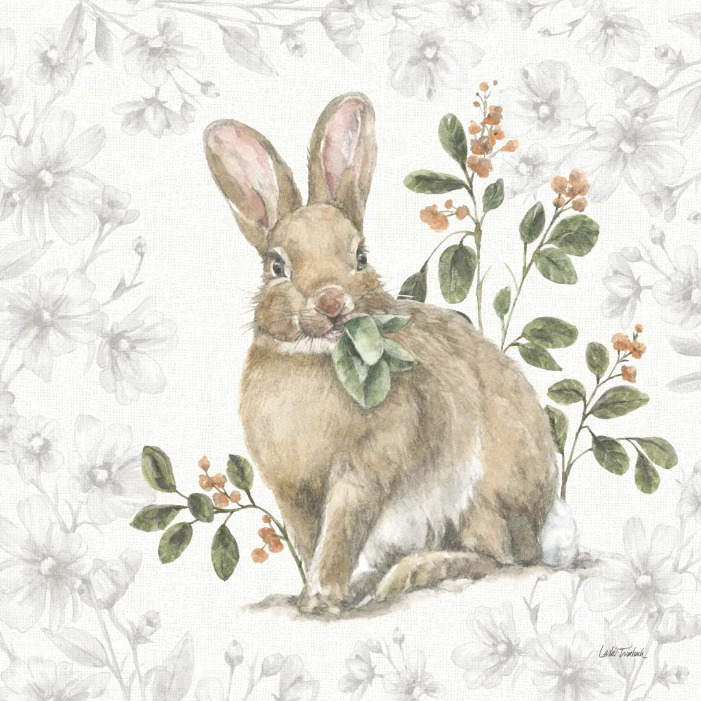 Garden Patch VI by Leslie Trimbach. SKU 90665a. Archival Giclee Fine art print for wall decor.