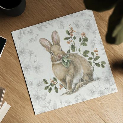 Garden Patch VI by Leslie Trimbach. Shown as a detailed flat fine art print, highlighting archival giclee quality. Available as an archival giclee rolled canvas, fine art paper, or poster print. SKU 90665a.