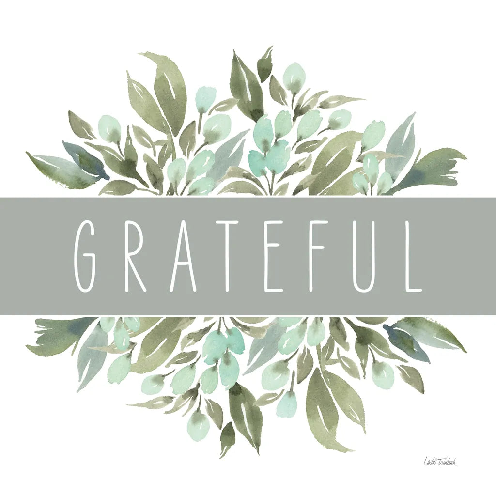 Grateful by Leslie Trimbach. SKU 89226a. Archival Giclee Fine art print for wall decor.