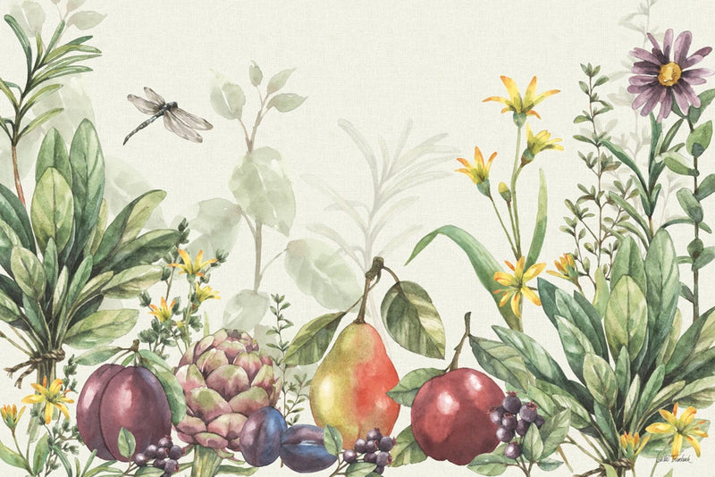 Illustrated Garden I by Leslie Trimbach