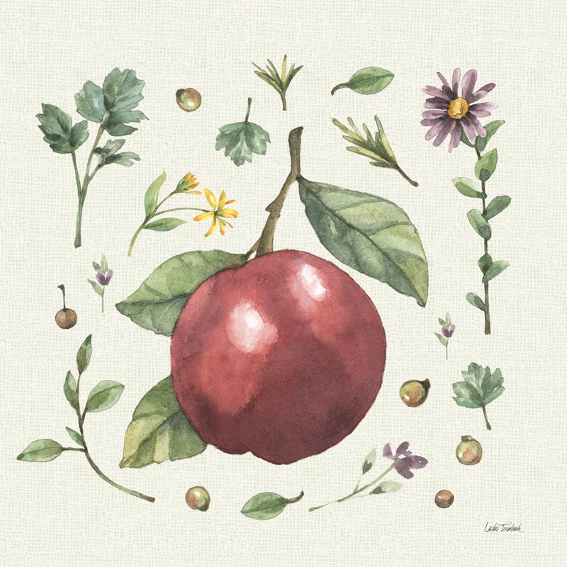 Illustrated Garden III by Leslie Trimbach