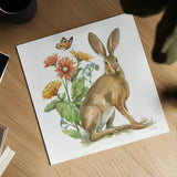 In The Garden II by Leslie Trimbach. Shown as a detailed flat fine art print, highlighting archival giclee quality. Available as an archival giclee rolled canvas, fine art paper, or poster print. SKU 85682a.