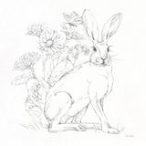 In The Garden II Sketch by Leslie Trimbach. SKU 85687a. Archival Giclee Fine art print for wall decor.