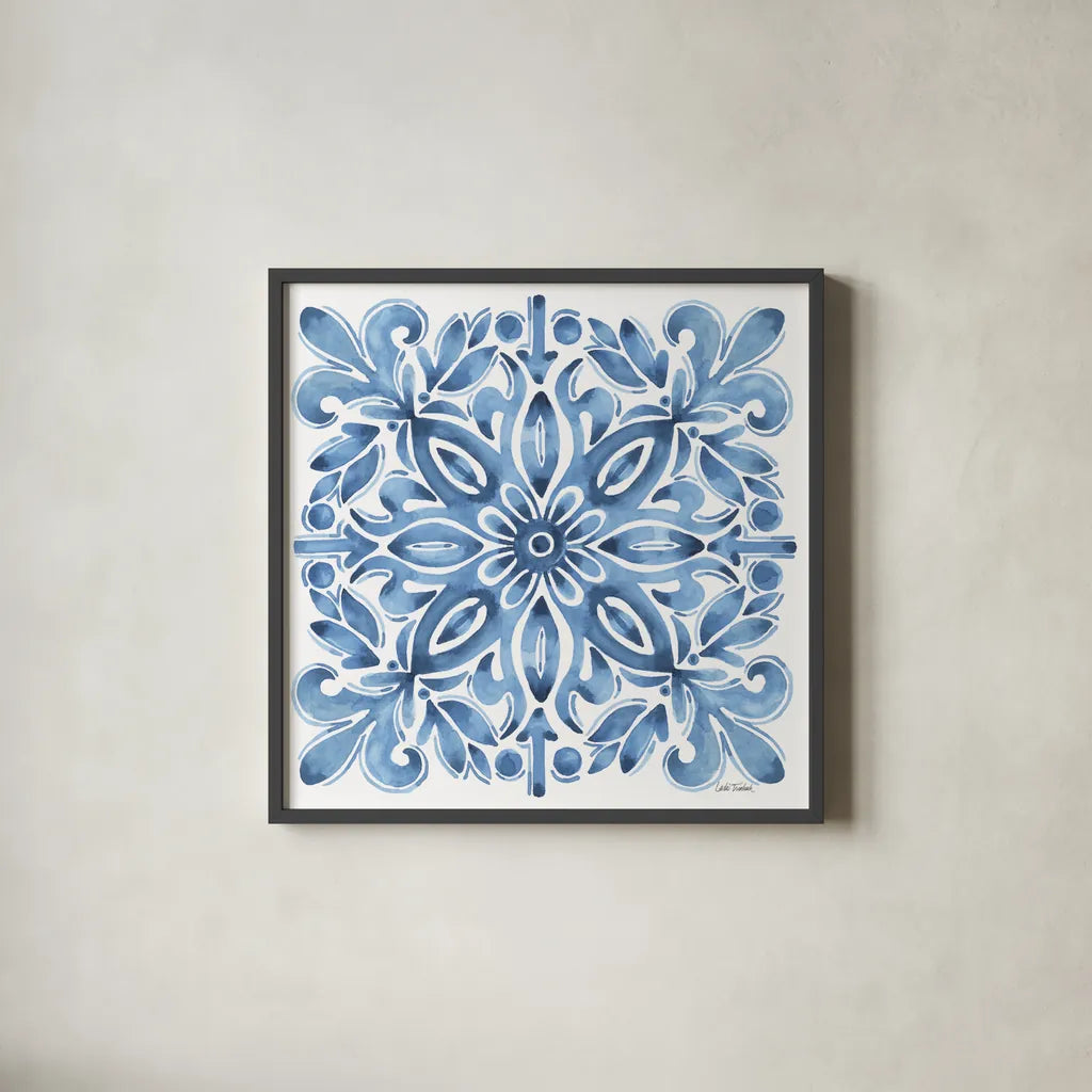 Le Citron VII by Leslie Trimbach. Shown in a sleek black glass frame for a contemporary gallery look. Available as an archival giclee rolled canvas, fine art paper, or poster print. SKU 99268a.