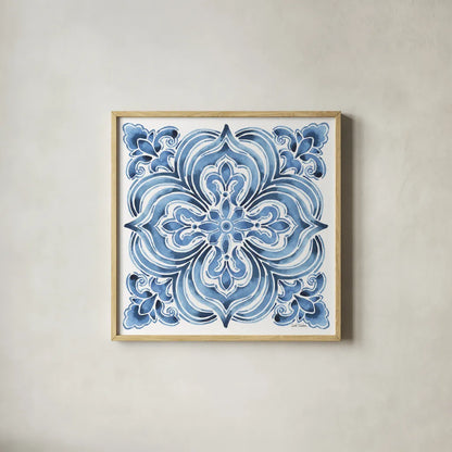 Le Citron VIII by Leslie Trimbach. Shown in a natural wood glass frame for a timeless modern aesthetic. Available as an archival giclee rolled canvas, fine art paper, or poster print. SKU 99269a.