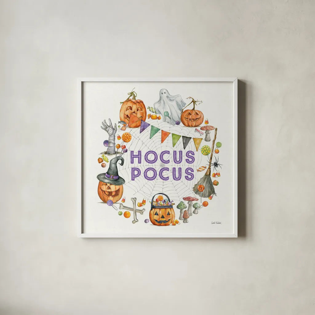 Spellbound II by Leslie Trimbach. Shown in a crisp white glass frame for a clean and minimalist style. Available as an archival giclee rolled canvas, fine art paper, or poster print. SKU 96981a.