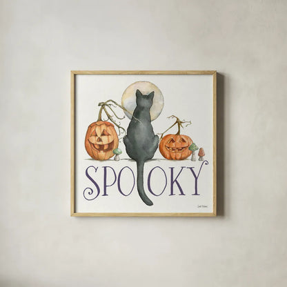 Spellbound VI by Leslie Trimbach. Shown in a natural wood glass frame for a timeless modern aesthetic. Available as an archival giclee rolled canvas, fine art paper, or poster print. SKU 96985a.