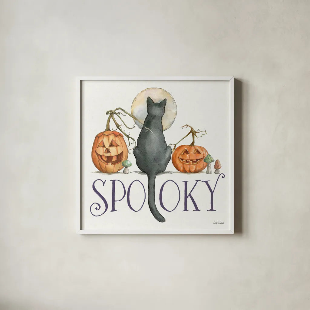 Spellbound VI by Leslie Trimbach. Shown in a crisp white glass frame for a clean and minimalist style. Available as an archival giclee rolled canvas, fine art paper, or poster print. SKU 96985a.