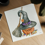 Spellbound VII by Leslie Trimbach. Shown as a detailed flat fine art print, highlighting archival giclee quality. Available as an archival giclee rolled canvas, fine art paper, or poster print. SKU 96986a.