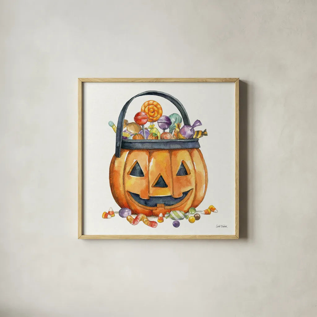 Spellbound VIII by Leslie Trimbach. Shown in a natural wood glass frame for a timeless modern aesthetic. Available as an archival giclee rolled canvas, fine art paper, or poster print. SKU 96987a.