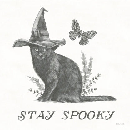 Spooky Halloween III by Leslie Trimbach. SKU 93070a. Archival Giclee Fine art print for wall decor.