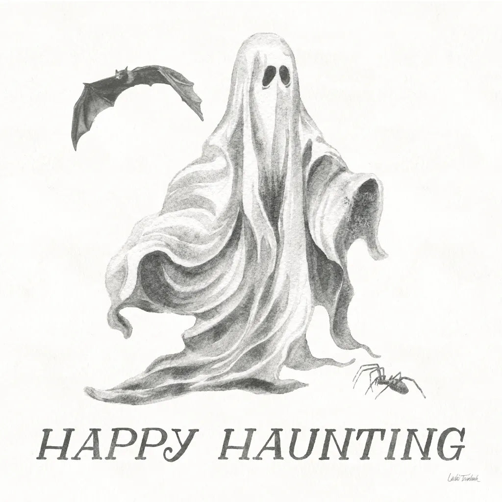 Spooky Halloween IV by Leslie Trimbach. SKU 93072a. Archival Giclee Fine art print for wall decor.