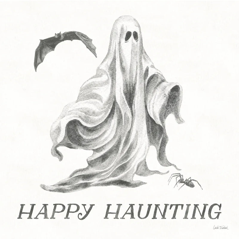 Spooky Halloween IV by Leslie Trimbach. SKU 93072a. Archival Giclee Fine art print for wall decor.