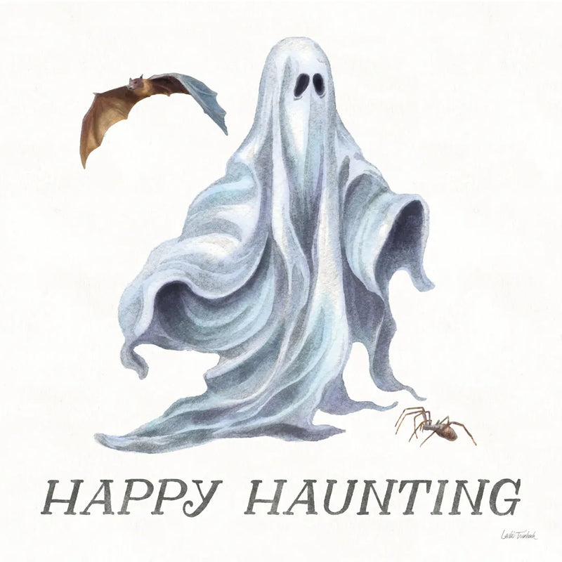 Spooky Halloween IV Color by Leslie Trimbach. SKU 93073a. Archival Giclee Fine art print for wall decor.