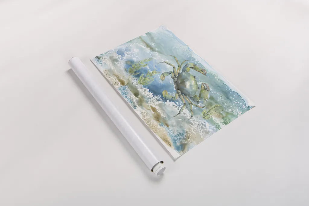 Under Sea Life III by Leslie Trimbach. shown as a rolled paper print. Available as archival giclee rolled canvas, fine art paper, or poster print. SKU 85639i.