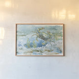 Under Sea Life III by Leslie Trimbach. shown as a paper print in a natural frame. Available as a archival giclee rolled canvas, fine art paper, or poster print. SKU 85639i.