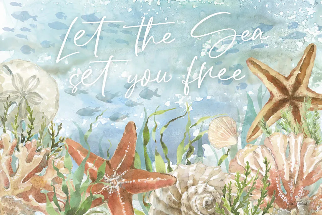 Under Sea Life V by Leslie Trimbach. SKU 85641i. Archival Giclee Fine art print for wall decor.