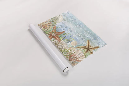 Under Sea Life V by Leslie Trimbach. shown as a rolled paper print. Available as archival giclee rolled canvas, fine art paper, or poster print. SKU 85641i.