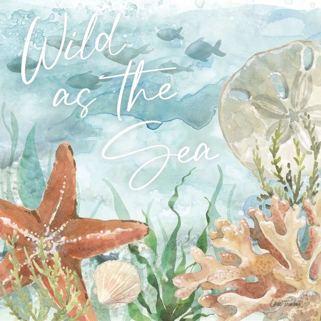 Under Sea Life VII by Leslie Trimbach. SKU 85643a. Archival Giclee Fine art print for wall decor.