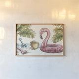 Vintage Summer II by Leslie Trimbach. shown as a paper print in a natural frame. Available as a archival giclee rolled canvas, fine art paper, or poster print. SKU 94439i.