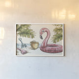 Vintage Summer II by Leslie Trimbach. shown as a paper print in a white frame. Available as a archival giclee rolled canvas, fine art paper, or poster print. SKU 94439i.