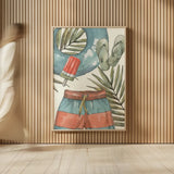 Vintage Summer III by Leslie Trimbach. shown as over sized large wall art. Available as an archival giclee rolled canvas, fine art paper, or poster print. SKU 94440h.