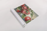 Wild Apples by Leslie Trimbach. shown as a rolled paper print. Available as archival giclee rolled canvas, fine art paper, or poster print. SKU 93401i.
