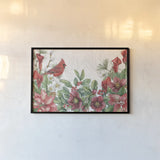 Winterberry I by Leslie Trimbach. shown as a paper print in a black flame. Available as a archival giclee rolled canvas, fine art paper, or poster print. SKU 104650i.