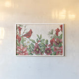 Winterberry I by Leslie Trimbach. shown as a paper print in a white frame. Available as a archival giclee rolled canvas, fine art paper, or poster print. SKU 104650i.