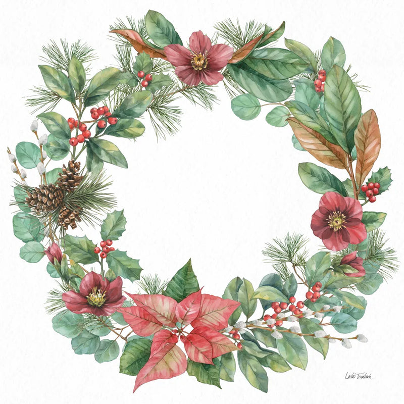 Winterberry IV by Leslie Trimbach. SKU 104653a. Archival Giclee Fine art print for wall decor.
