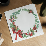 Winterberry V by Leslie Trimbach. Shown as a detailed flat fine art print, highlighting archival giclee quality. Available as an archival giclee rolled canvas, fine art paper, or poster print. SKU 104654a.