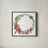 Winterberry V by Leslie Trimbach. Shown in a sleek black glass frame for a contemporary gallery look. Available as an archival giclee rolled canvas, fine art paper, or poster print. SKU 104654a.