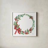 Winterberry V by Leslie Trimbach. Shown in a crisp white glass frame for a clean and minimalist style. Available as an archival giclee rolled canvas, fine art paper, or poster print. SKU 104654a.