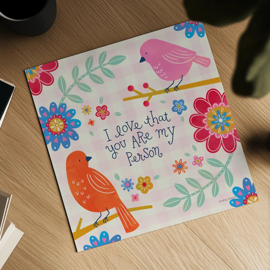 Bloom Bright II by Lindley Wiesner. Shown as a detailed flat fine art print, highlighting archival giclee quality. Available as an archival giclee rolled canvas, fine art paper, or poster print. SKU 98692a.