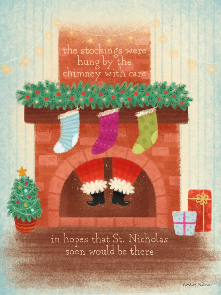 Christmas Stockings by Lindley Wiesner