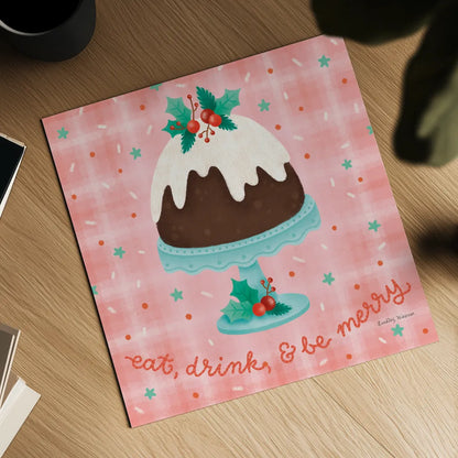 Christmas Treats V by Lindley Wiesner. Shown as a detailed flat fine art print, highlighting archival giclee quality. Available as an archival giclee rolled canvas, fine art paper, or poster print. SKU 95843a.