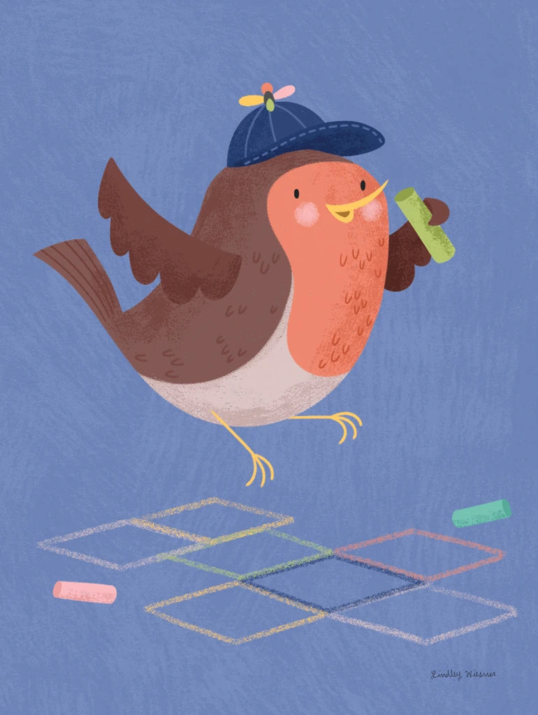 Hopscotch Robin by Lindley Wiesner