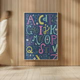 Letter Love by Lindley Wiesner. shown as over sized large wall art. Available as an archival giclee rolled canvas, fine art paper, or poster print. SKU 98277h.