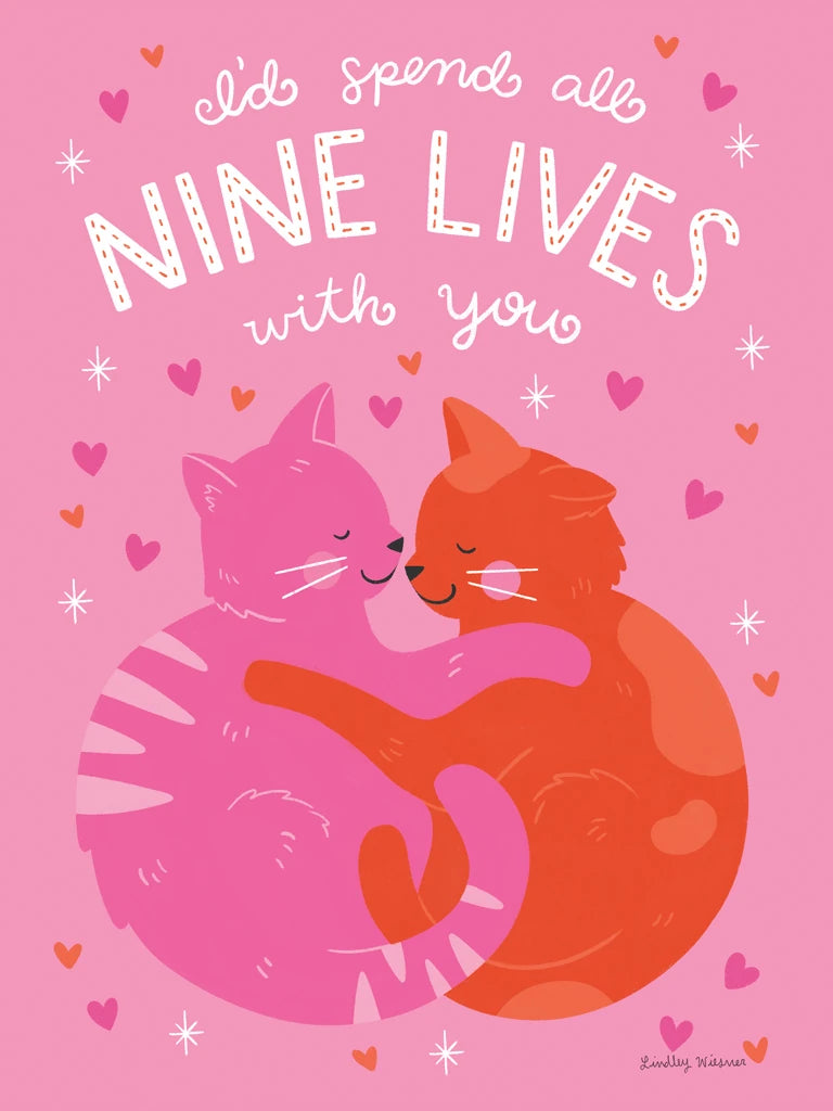 Purrfect Match III by Lindley Wiesner