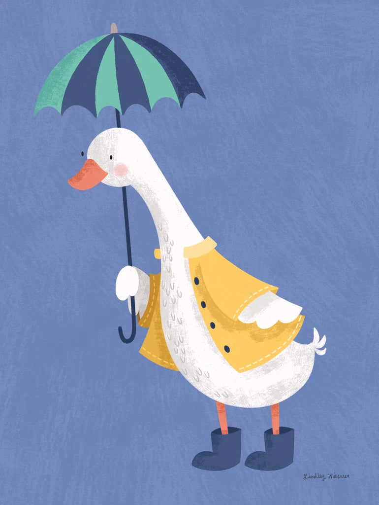 Rainy Day Duck by Lindley Wiesner