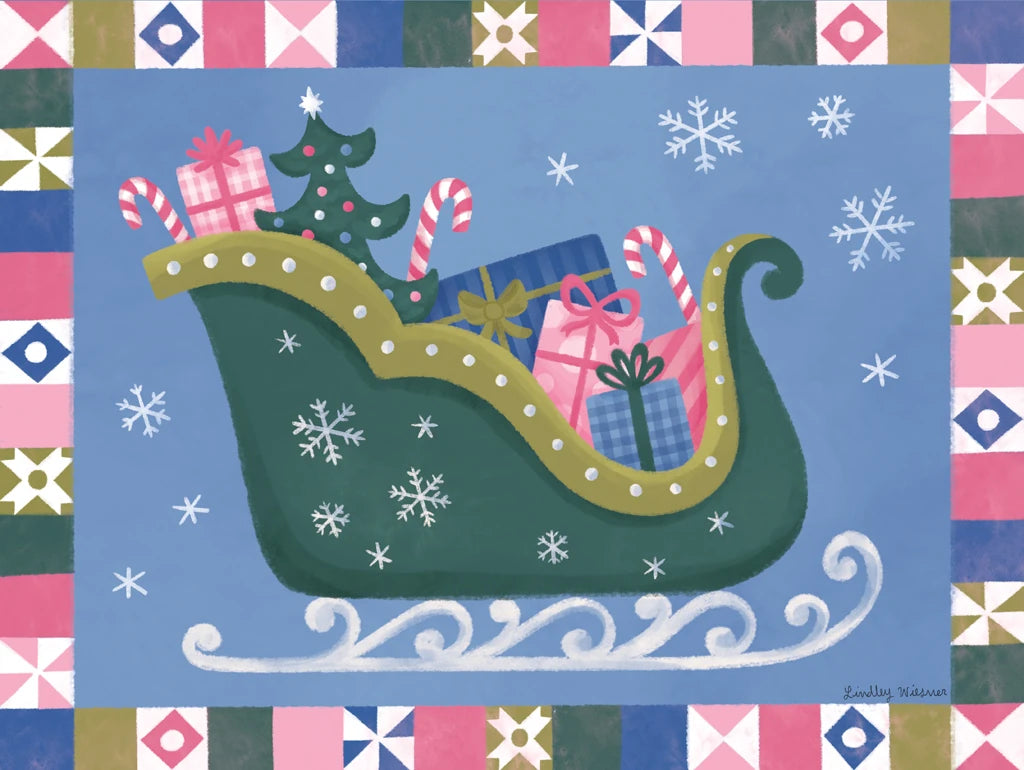 Snowberry Sleigh by Lindley Wiesner