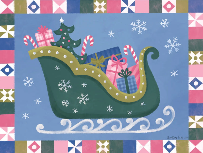Snowberry Sleigh by Lindley Wiesner